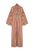 Rafaela Linen Kaftan / Red Stripes